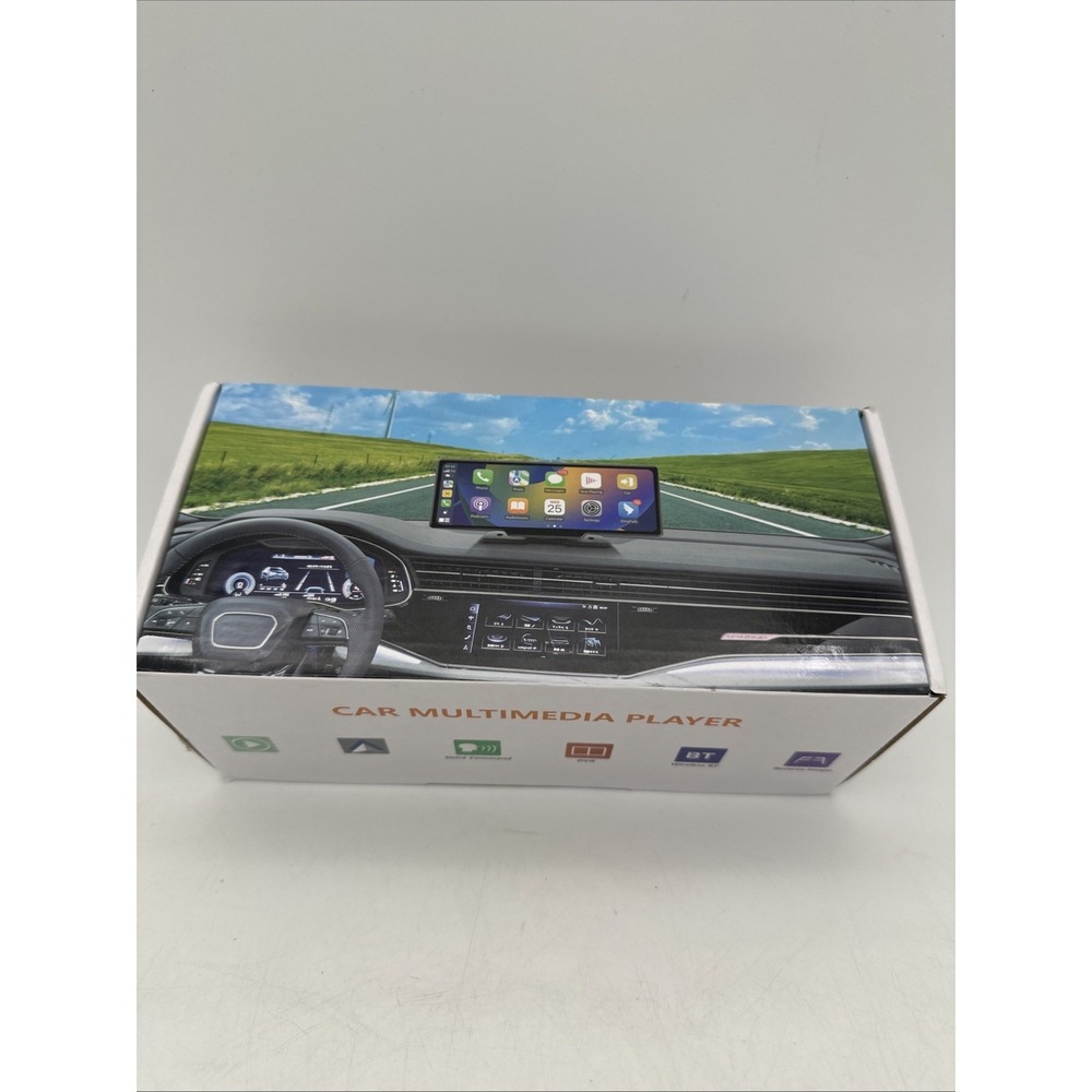 9.5" Carplay Android Car Display w/ Dashcam & Backup Camera Touchscreen New